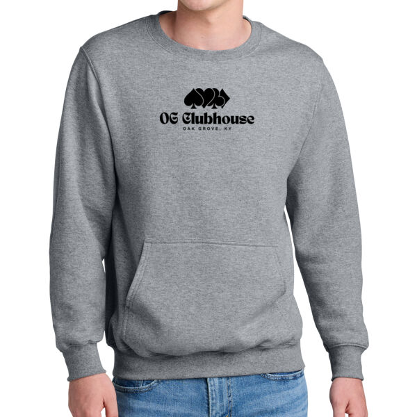 OG Clubhouse Suite  - Core Fleece Crewneck Pocket Sweatshirt Thumbnail