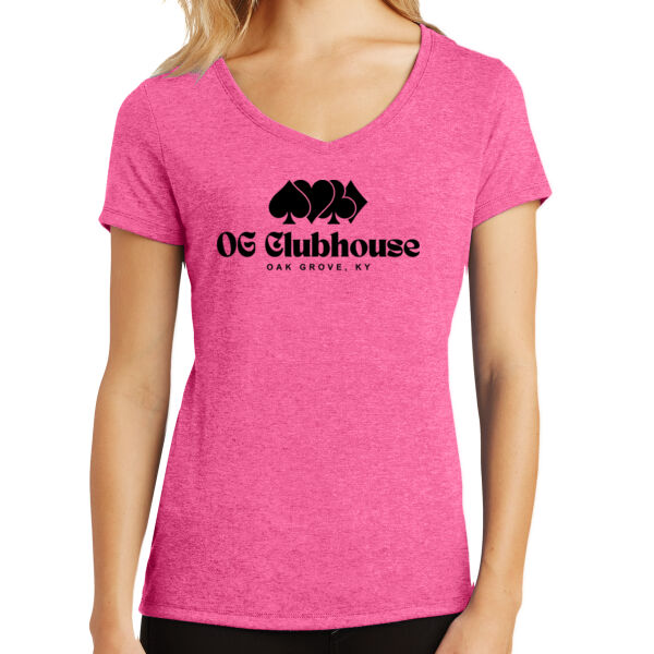 OG Clubhouse Suite  - Women's Perfect Tri ® V Neck Tee Thumbnail