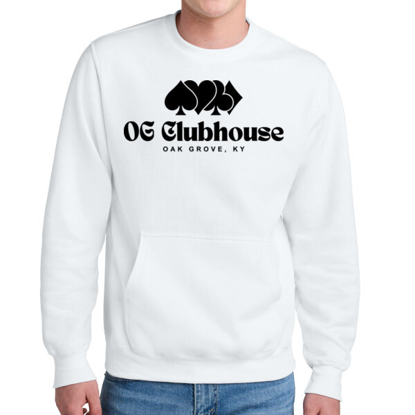 OG Clubhouse Suite Back - Core Fleece Crewneck Pocket Sweatshirt Thumbnail
