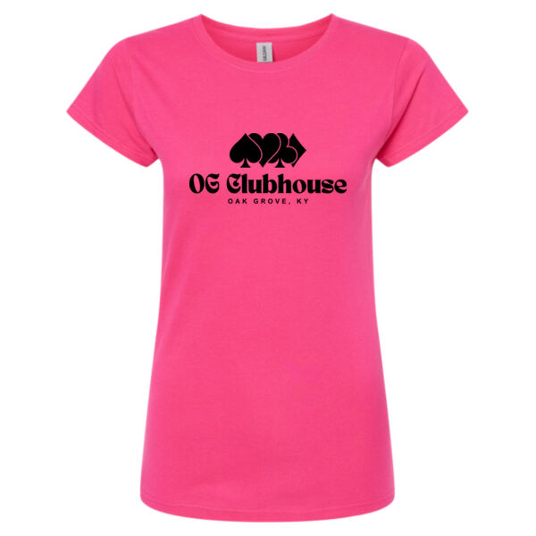 OG Clubhouse Suite Back - Women's Softstyle® T-Shirt Thumbnail