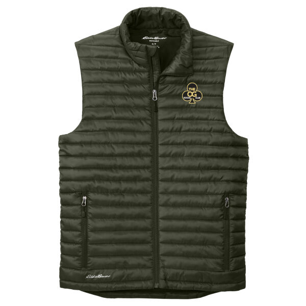 The OG Embroidered Vest - Packable Quilted Vest Thumbnail