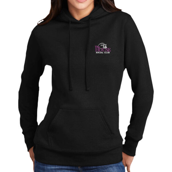 Ladies Pink OG Card - Women's Core Fleece Pullover Hooded Sweatshirt Thumbnail