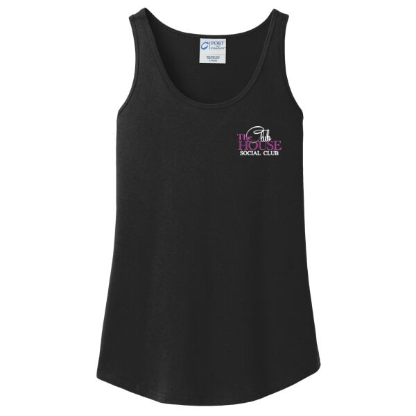 Ladies Pink OG Card - Women's Core Cotton Tank Top Thumbnail